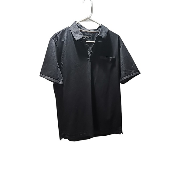 Denim & Flower Other - Denim &‎ Flower Short Sleeve Polo Men's XL Black
